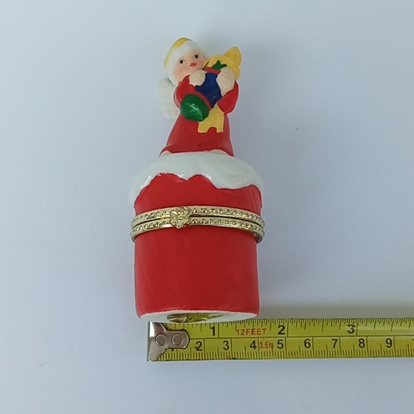 Vintage Ceramic Angel Trinket Box - Picture 13 of 16